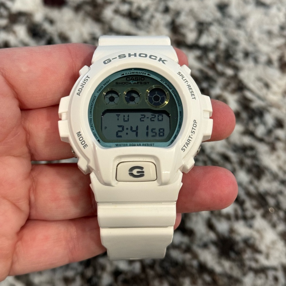 White Mens - Casio G-Shock DW6900PL-7 watch